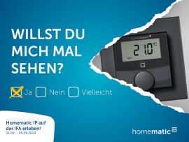 Homematic IP auf der IFA 2023 erleben