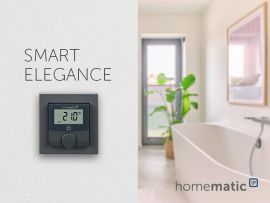 Smart Elegance: Die anthraziten Designvarianten von Homematic IP
