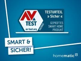 Homematic IP zum sechsten Mal durch AV-Test zertifiziert