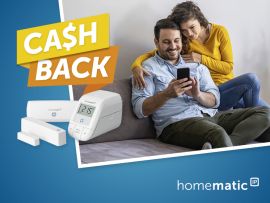 Homematic IP Starter Set kaufen und 20 Euro Cashback sichern.