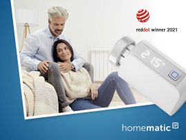 Design und Technik smart vereint: Der Homematic IP Heizkörperthermostat – Evo