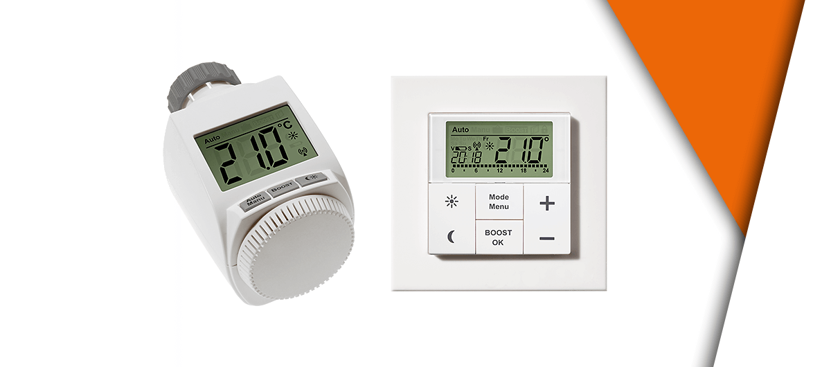 Funk Elektronik Thermostat Set Heizung Ventil Regler Max Heizkörperthermostat 